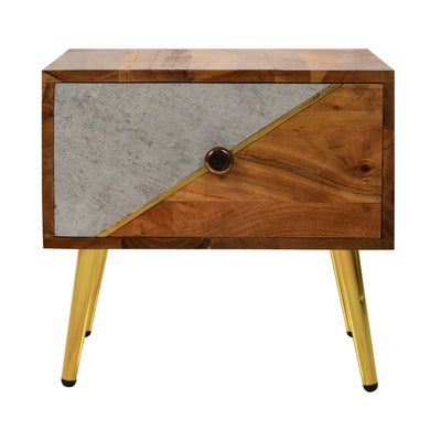 Touchstone  Bed Side Table (Redwood Finish)