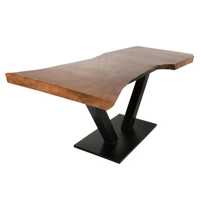 Glam Live Edge 6 Seater Dining Table