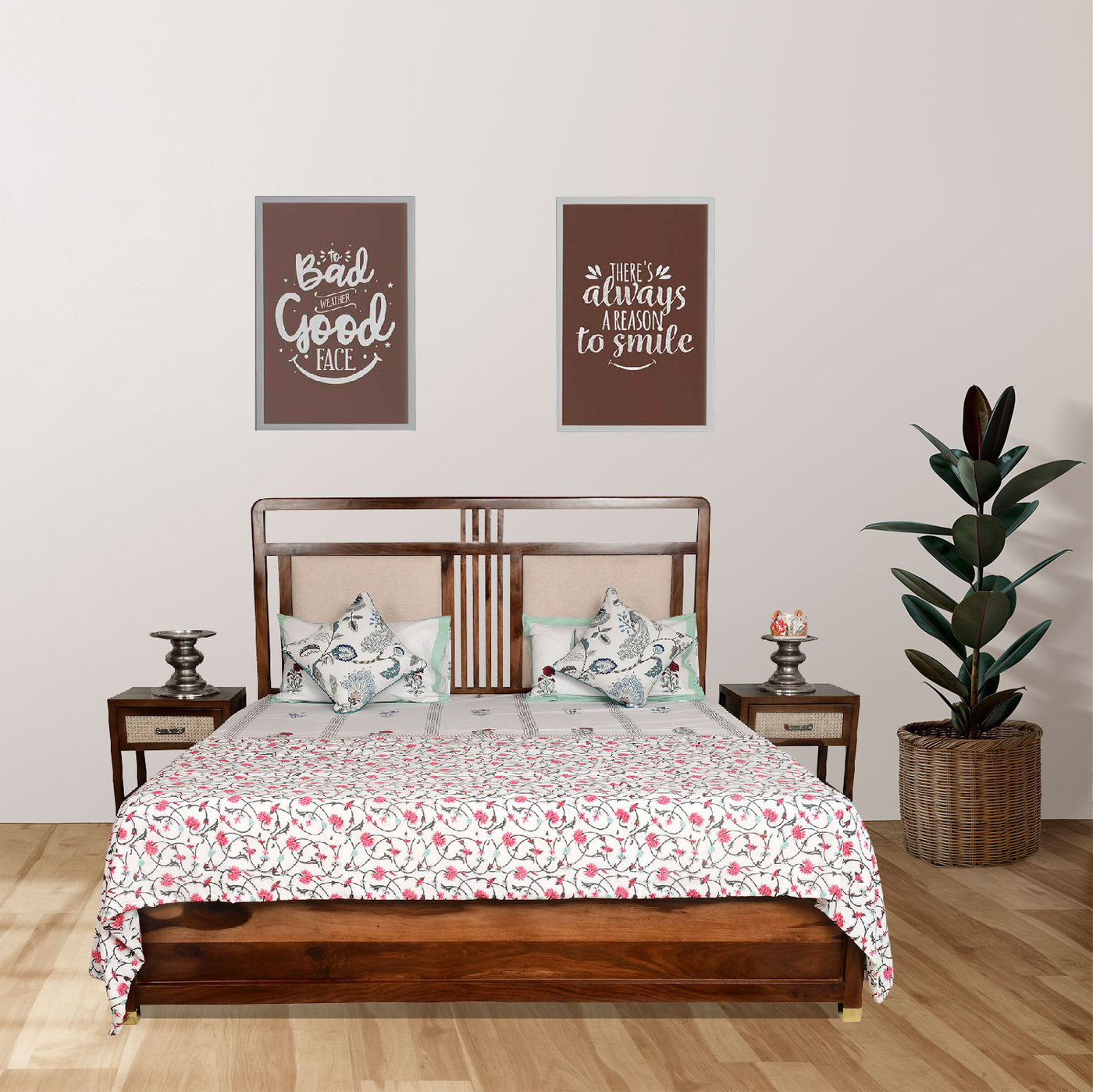 Glam King Bed with Storage