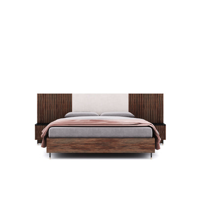 Burntwood King Bed